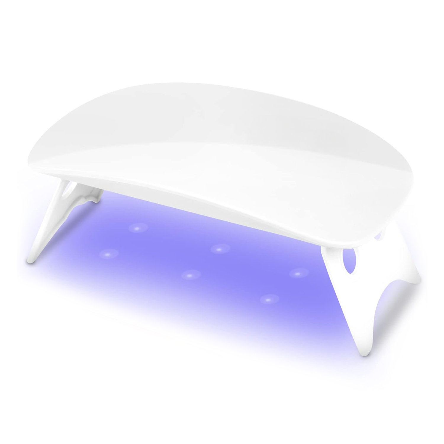 DAM. Lámpara de secado de uñas UV ultravioleta. Para esmaltes especiales tipo semipermantente, acrílico, etc. 13,1x1,9x6,7 cm