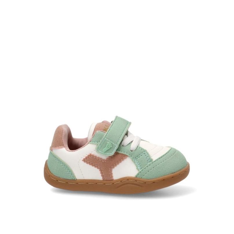 Zapatillas Respetuoso/barefoot Etika - Niña - Suela Plana - Modelo 52466 - Color Verde