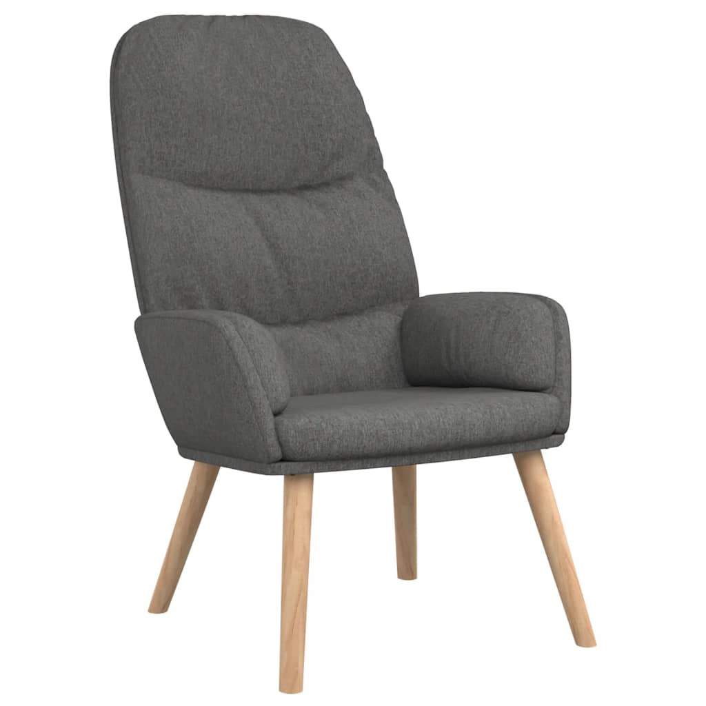 vidaXL Sillón de relax de tela Gris claro, Gris oscuro, Crema Sillon Dormitorio Sillon Comodos Silla Relax Sillón Sofá