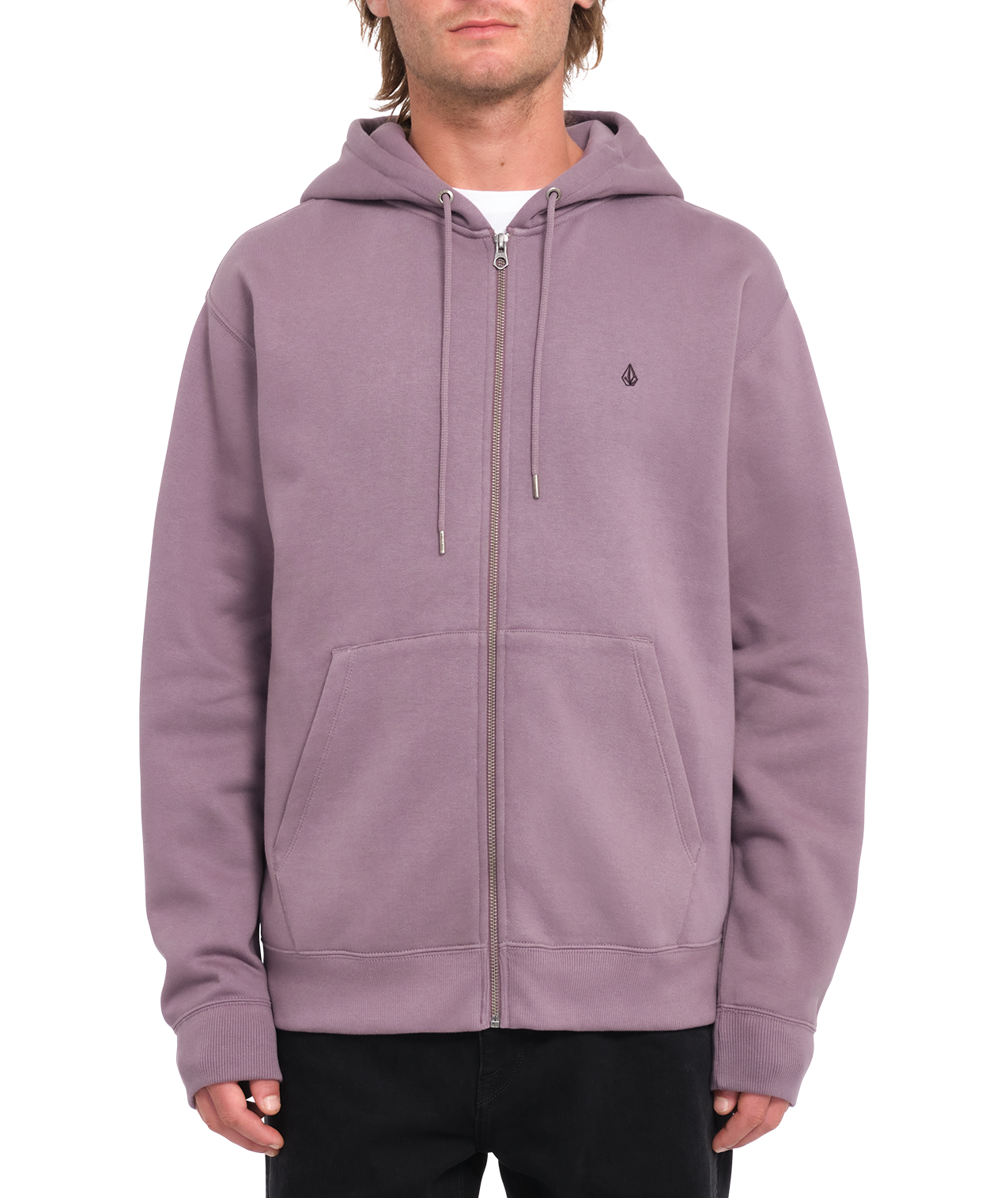 Sudadera con cremallera Volcom Single Stone Zip - Vintage Violet