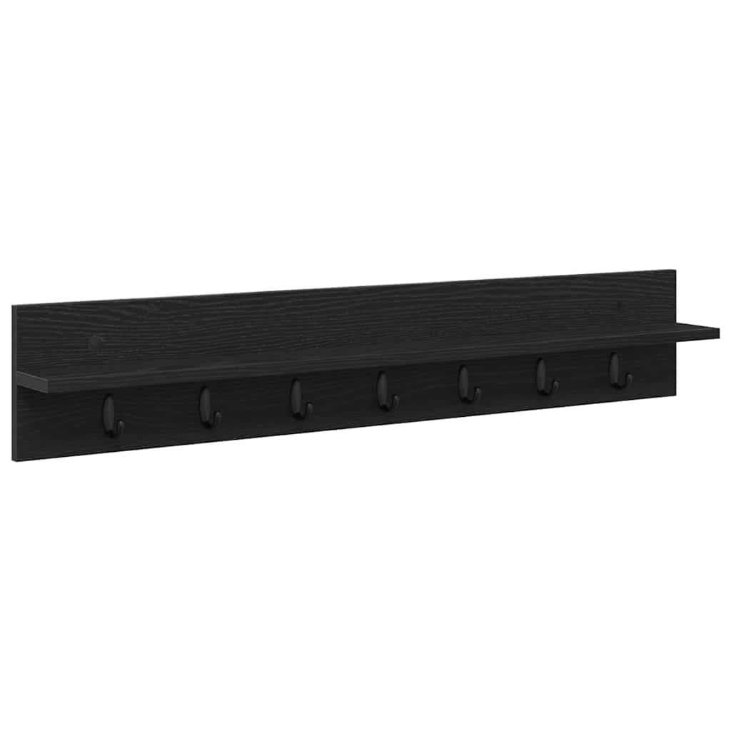 vidaXL Perchero de pared Montada en la pared 100 x 10,5 x 18 cm Multicolor