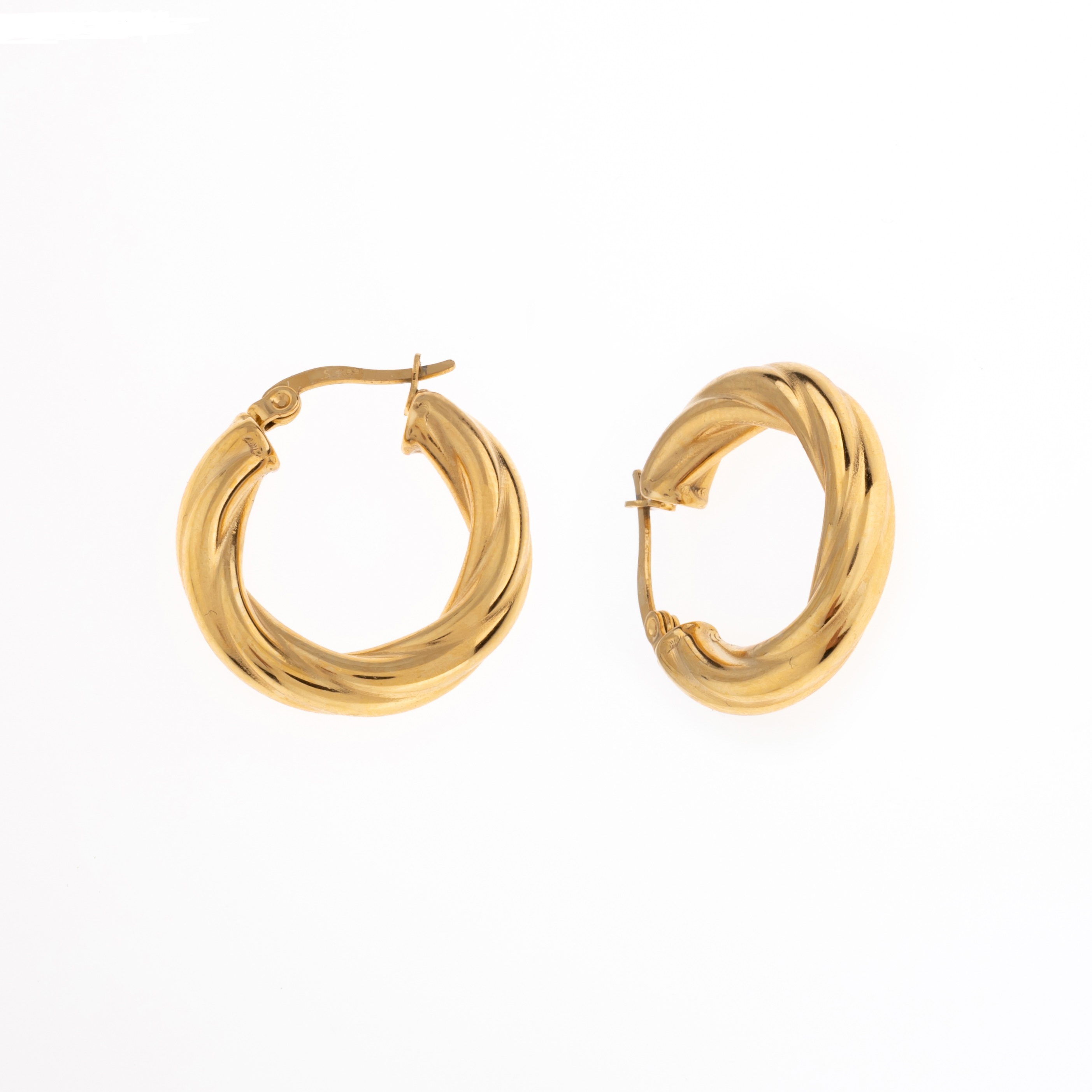 Pendiente Ear Cuff Dorado Espiralado Mujer - Accesorios Moda Femenina
