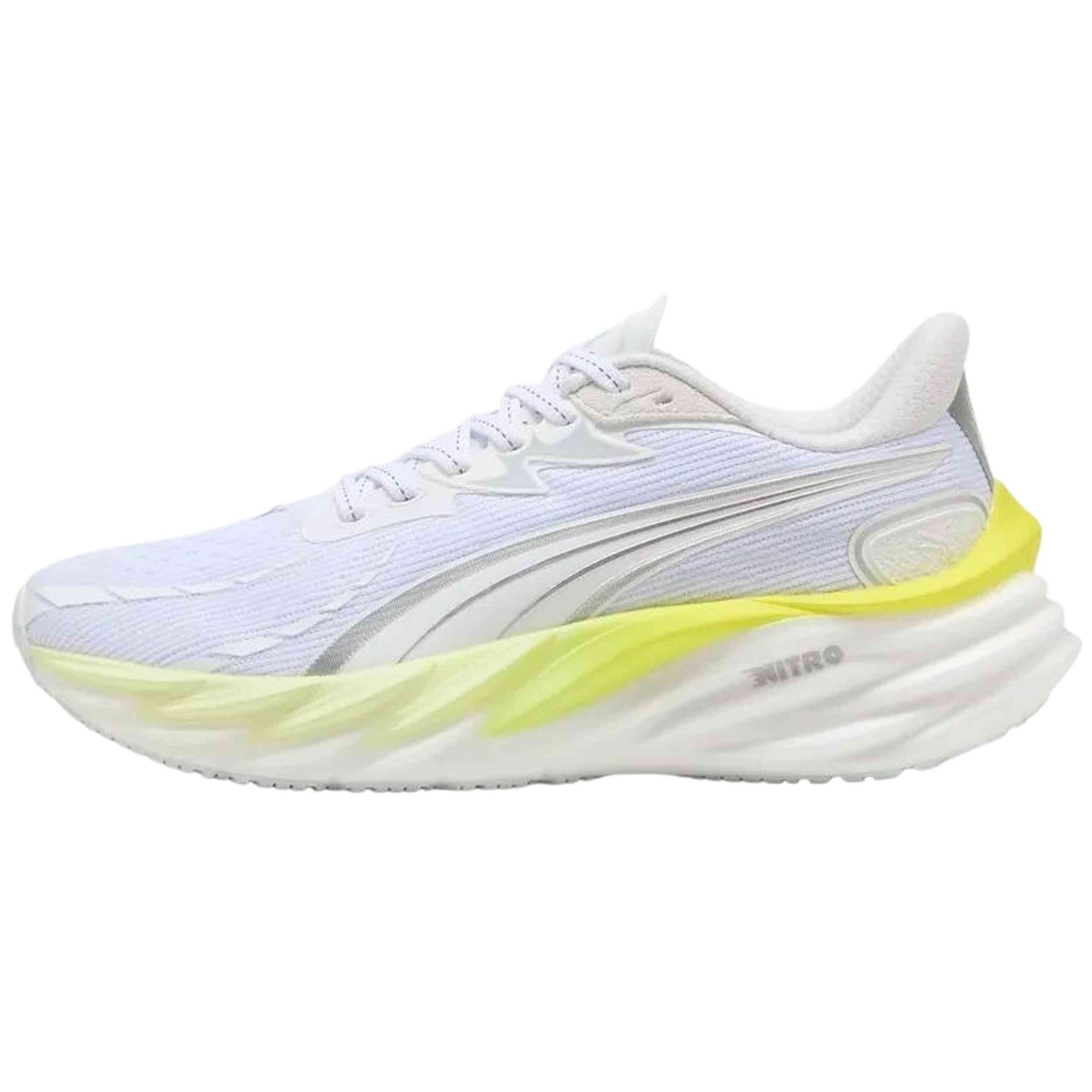 Zapatillas De Running Puma modelo Velocity NITRO 4 "Blanco-Amarillo" para Mujer en color Blanco