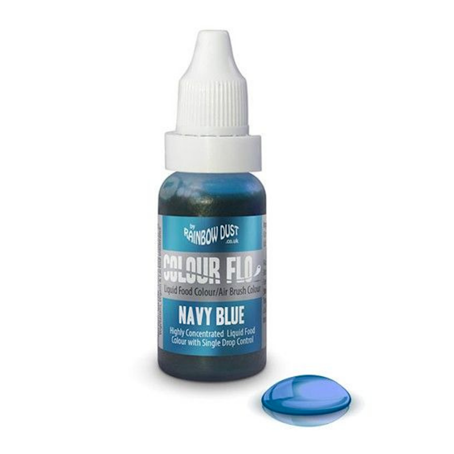 Colorante Líquido FLO Rainbow Dust Azul Marino 19 G - Ingredientes Especiales