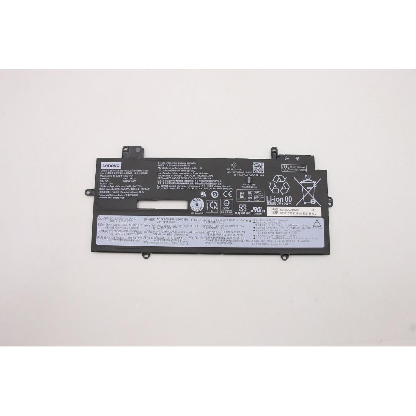 Batería Lenovo 4c, 57 Wh, Li-Ion, SWD, 5B10W13975