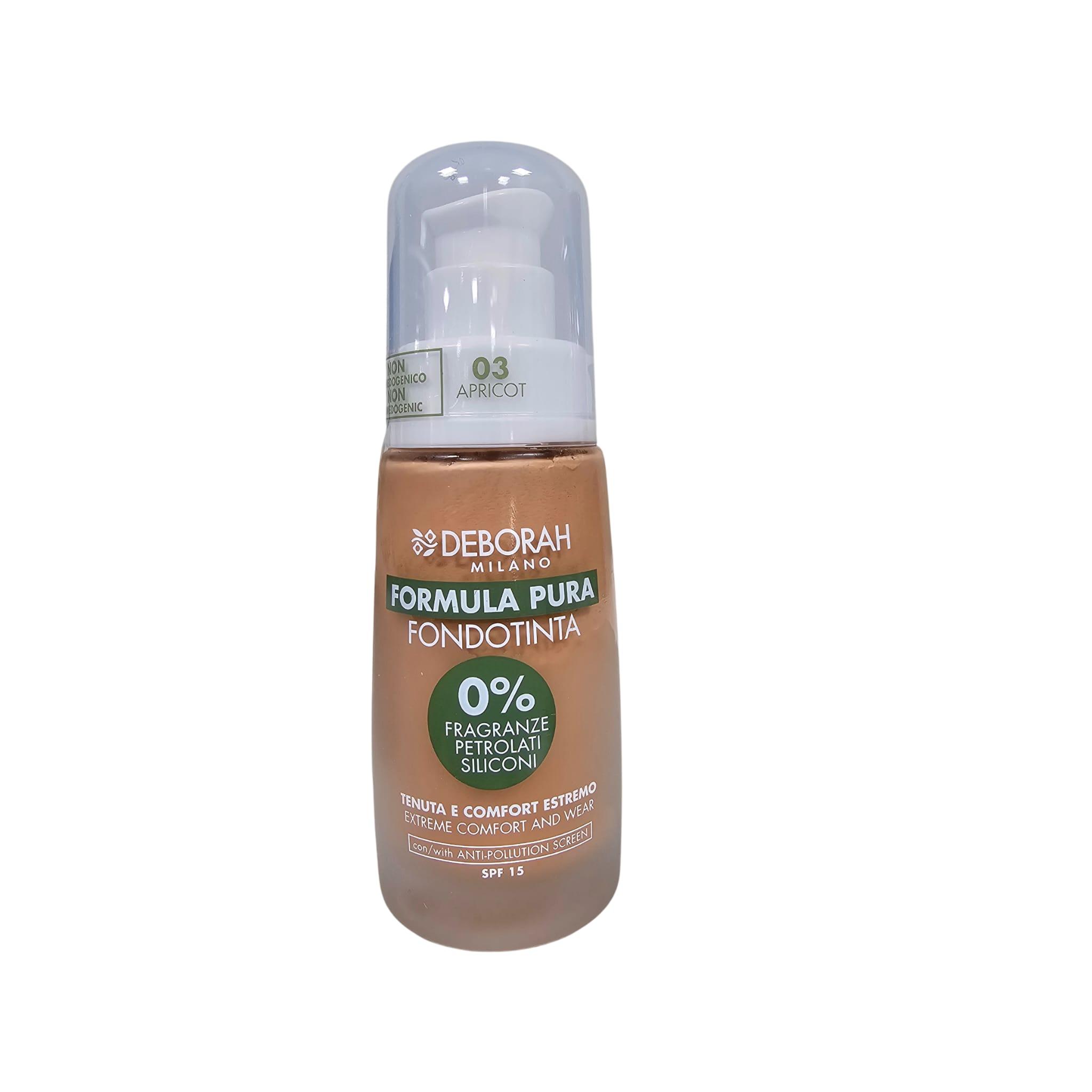 Deborah Milano Base de maquillaje Fórmula nº 03 Apricot- 30ml