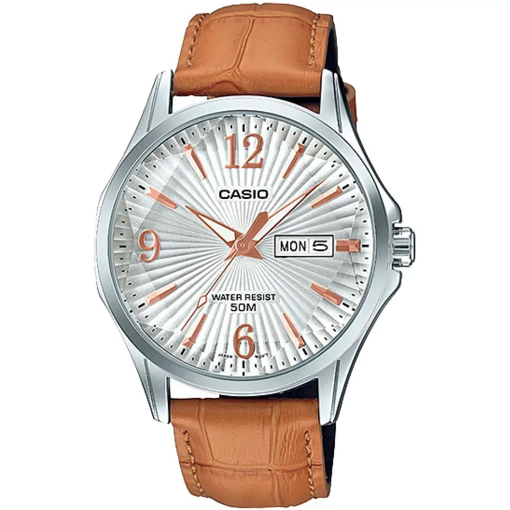Casio Mtp-e120ly-7avdf  Reloj Para Para Hombre Color Marron