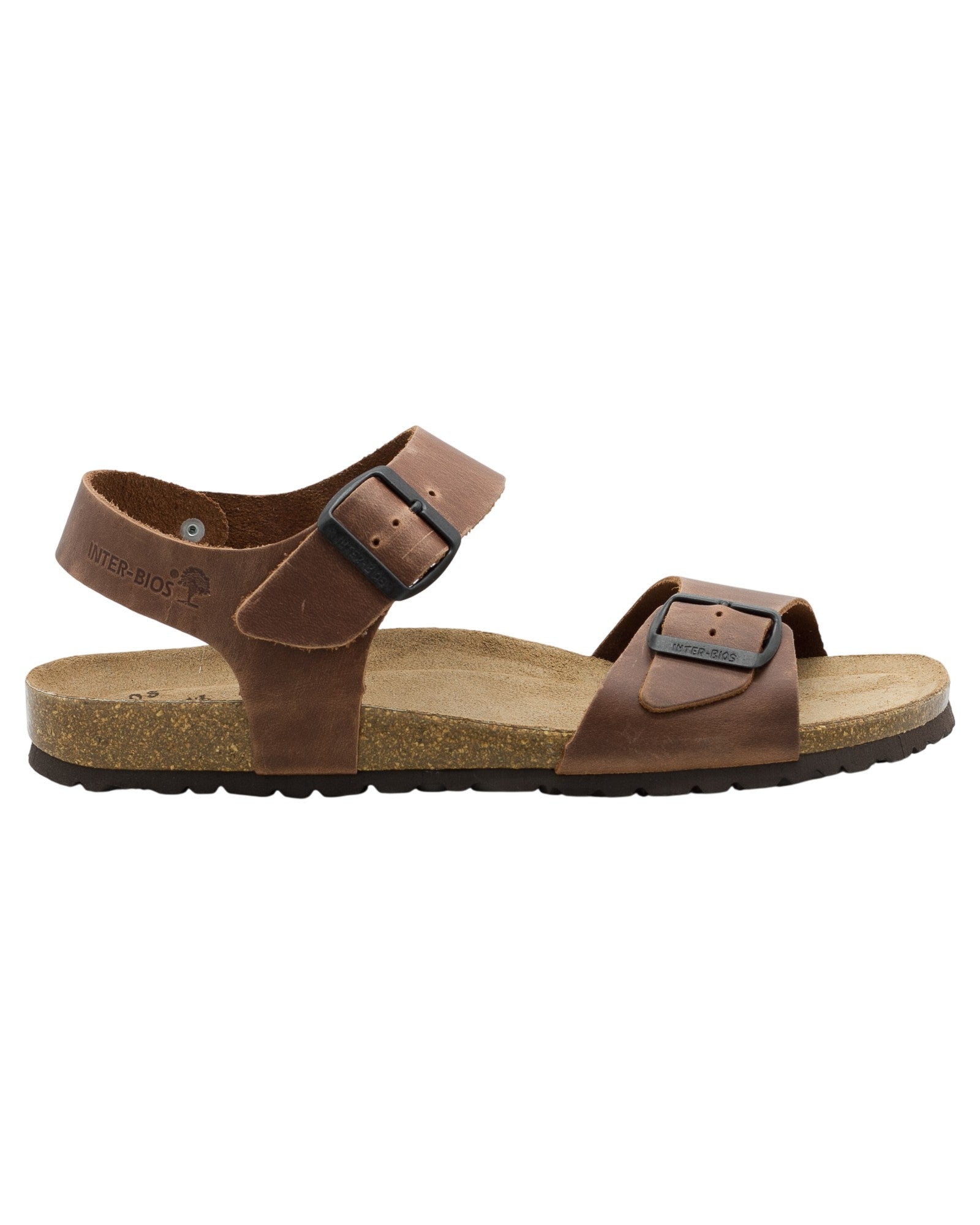 SANDALIAS DE HOMBRE INTER-BIOS 9569 EN CUERO