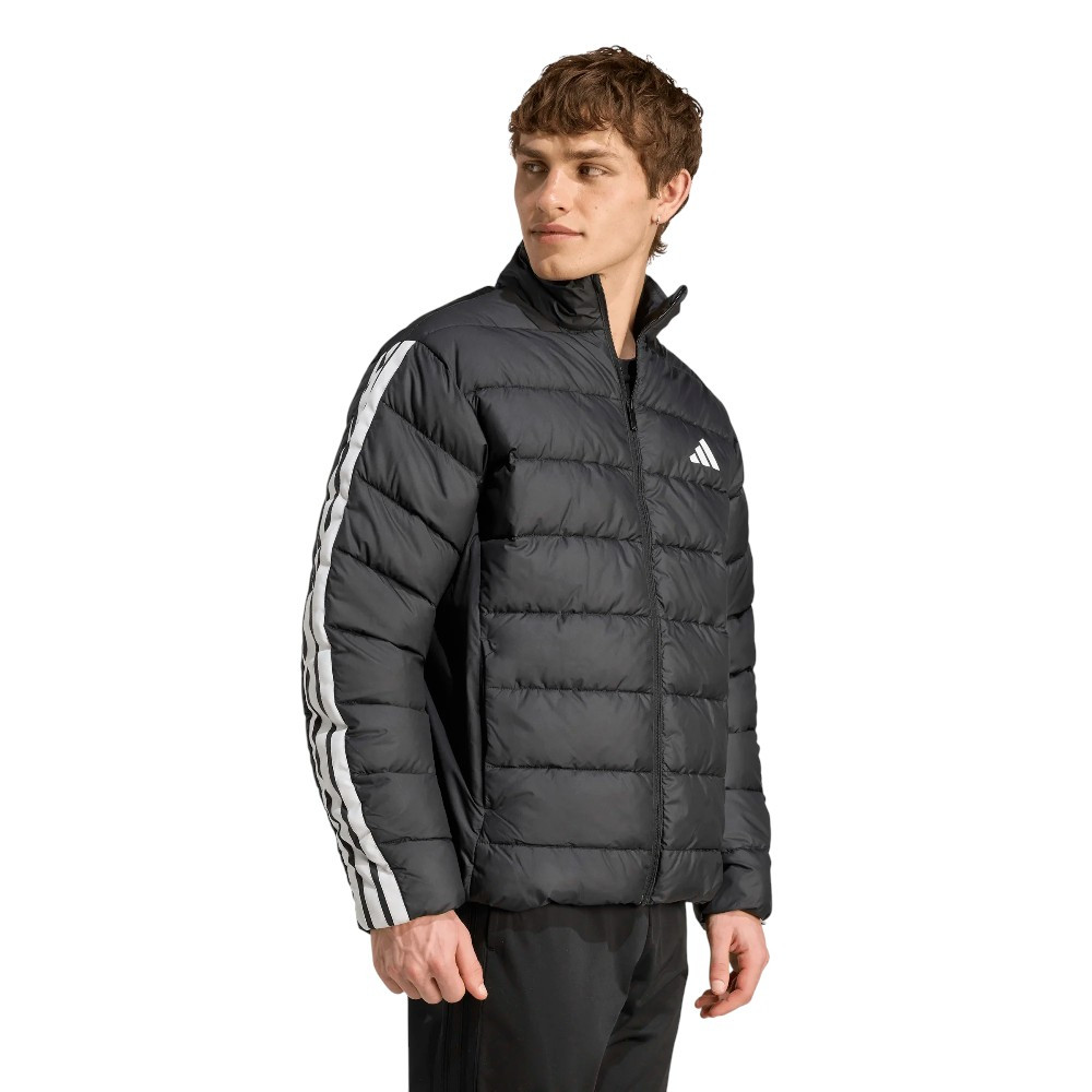 Chaqueton Adidas Essentials 3 Stripes Sd Negro Blancas Jm8416 Chaqueta Hombre