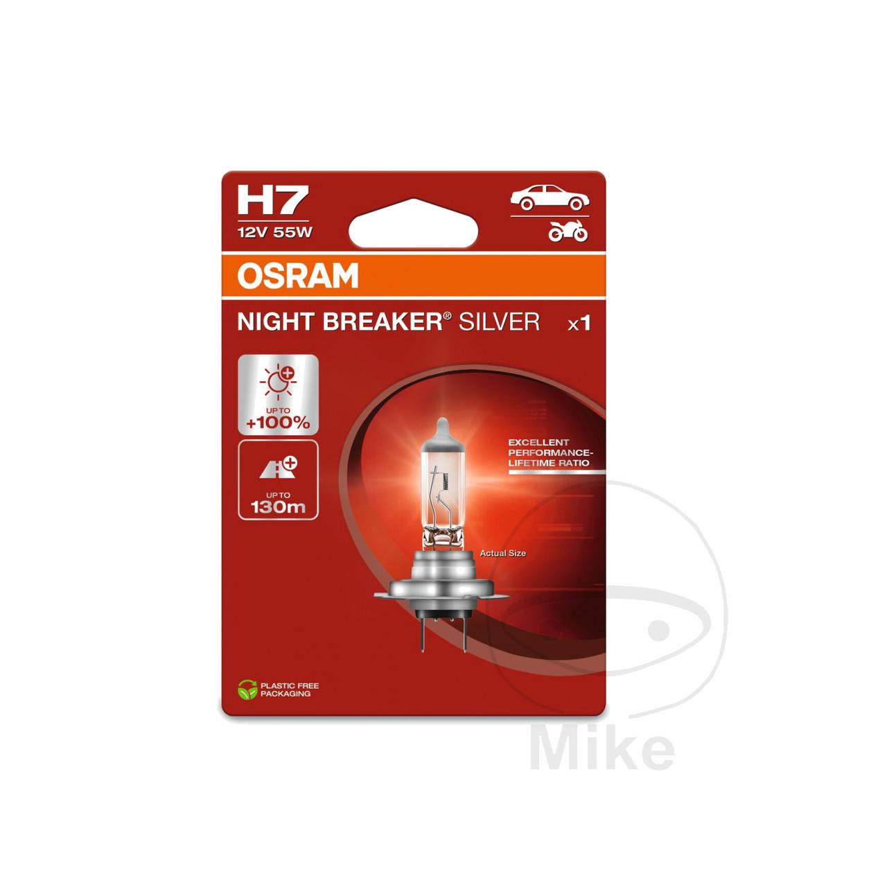 Car bulb h7 12v 55w 1 p night breaker 1590384