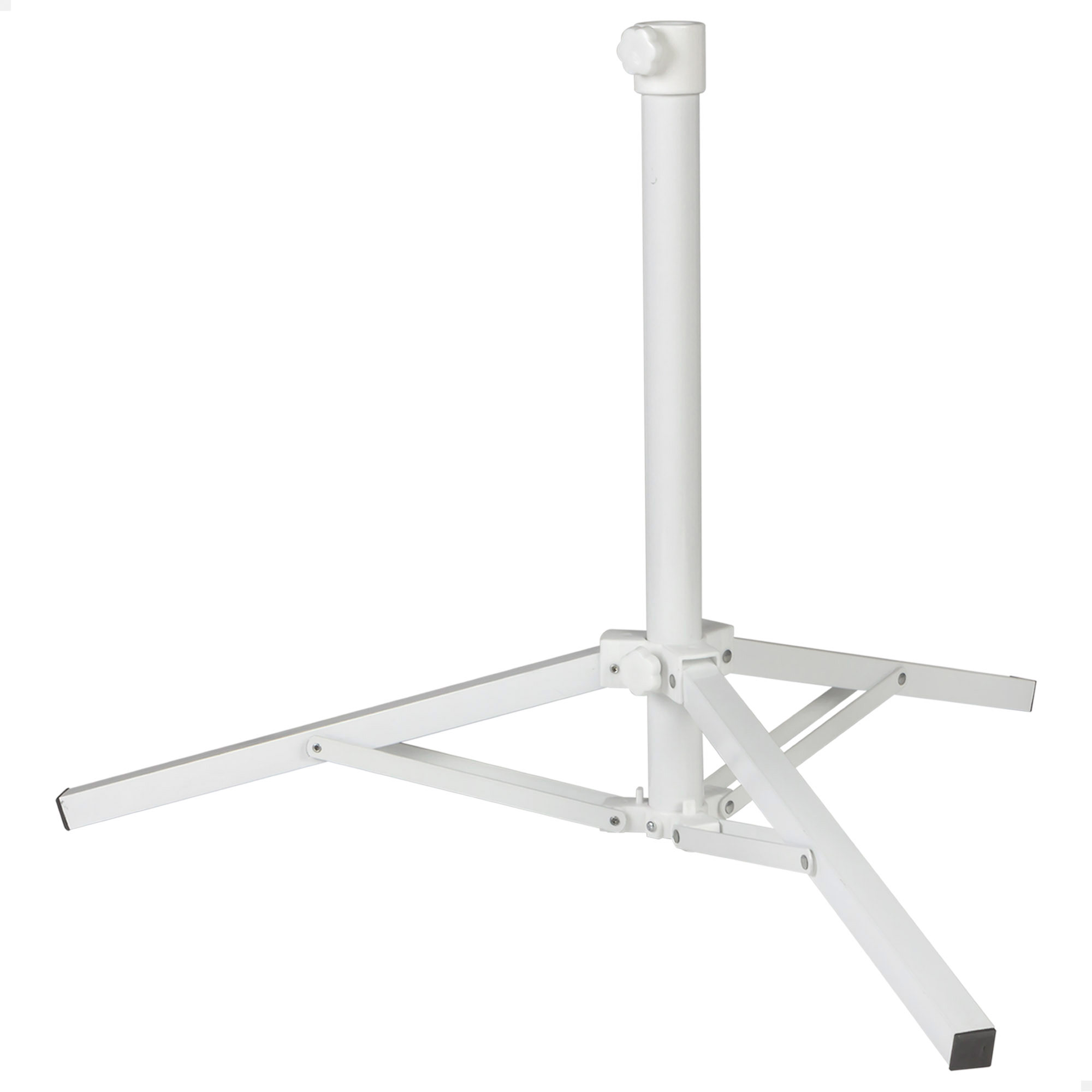 Aktive Base parasol 3 patas 100x100x83 cm metal blanco