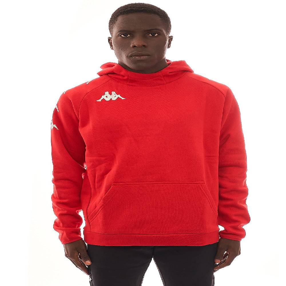 Sudadera Kappa Roja Adulto 31153nw 565 Talla Adulto - M