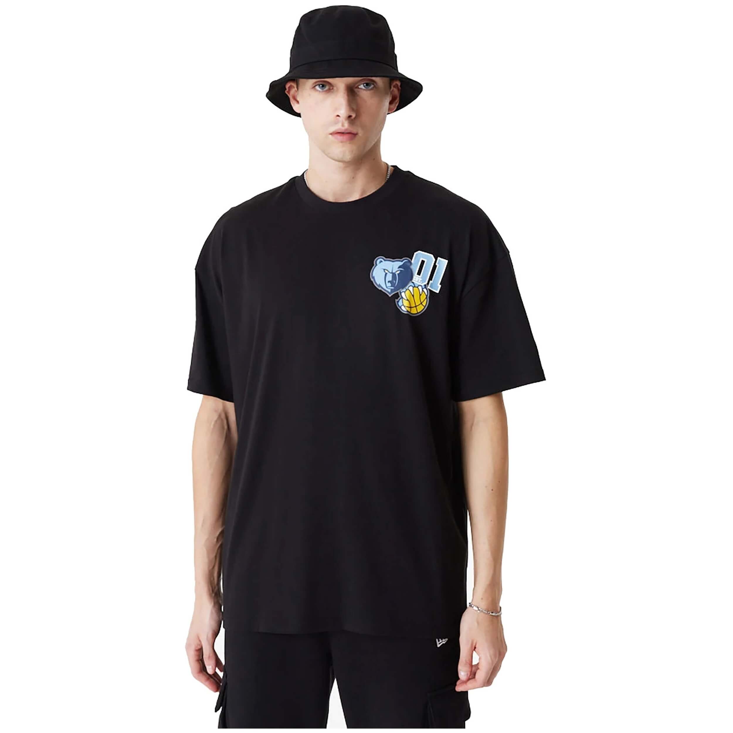Camisetas De Manga Corta New Era modelo 60416459 para hombre y mujer en color Negro