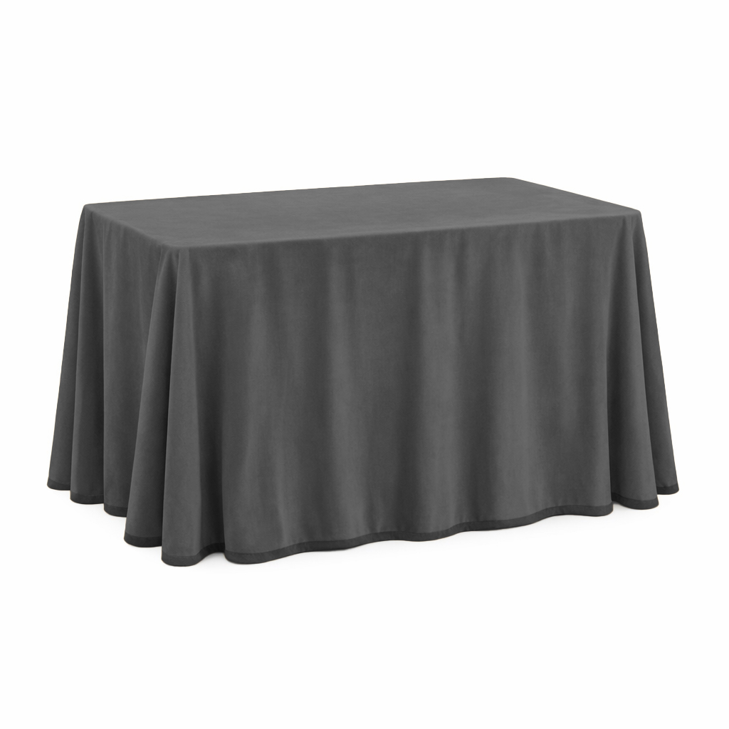 VALENTIA HOME Falda Mesa Camilla Velutto (terciopelo) | Ropa Mesa Camilla Cuadrada | Mesa 90x90, 70x120, 60x110 CM | Camilla Mesa Decorativa | Tejido Terciopelo para Invierno y Otoño | Faldillas Mesa Camilla con Altura para Mesa 75 cm | Ropa mesa camilla