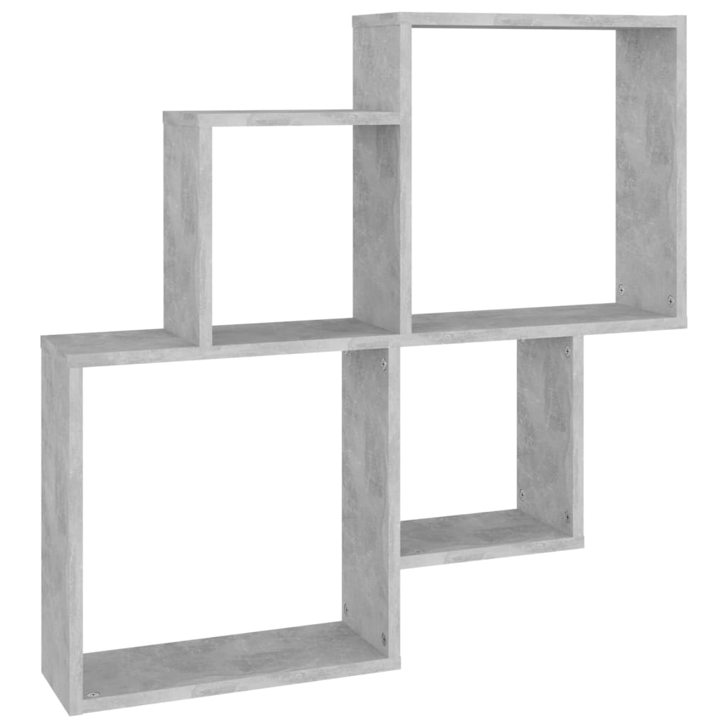 Estante de Cubo Vidaxl de Pared Madera Contrachapada 80x15x78,5 Cm