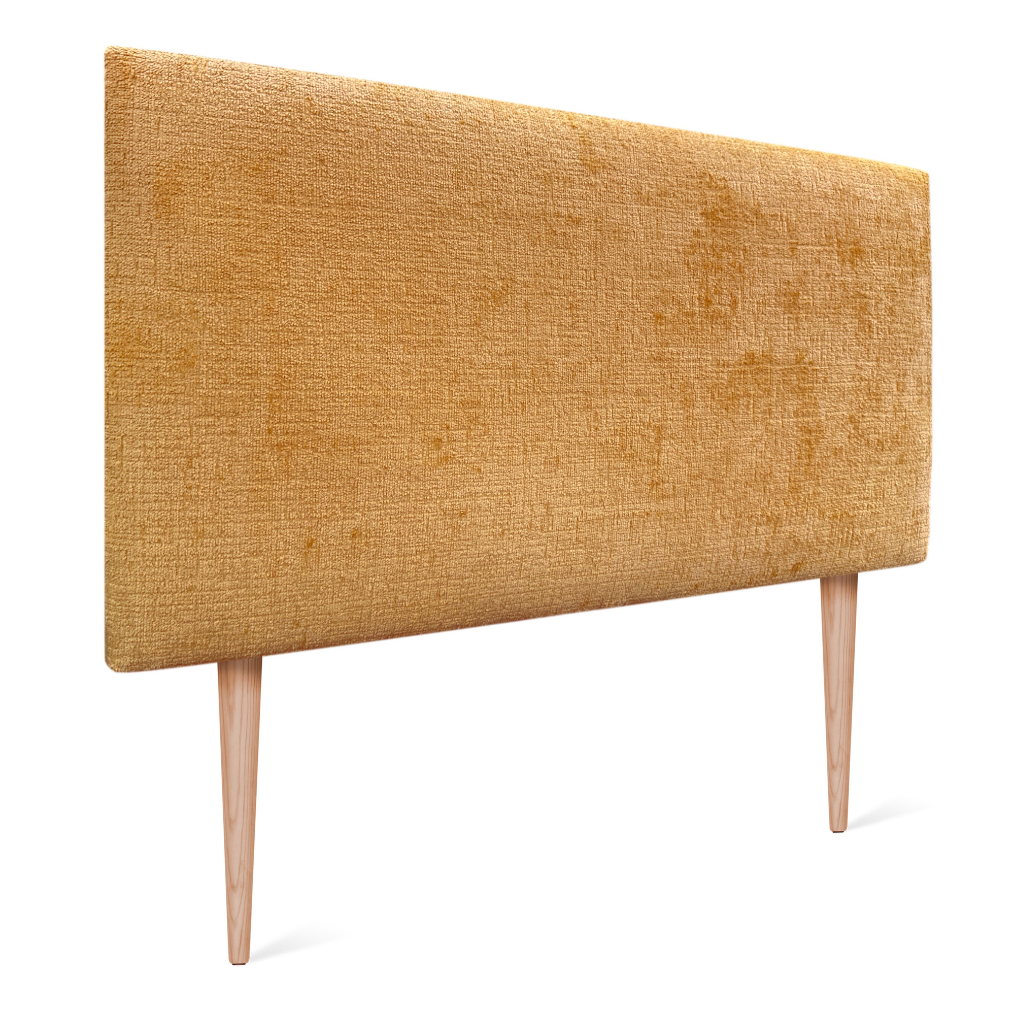 DHOME Cabecero en Lana Liso con Patas Alta Gama Moderno con 4cm Grosor
