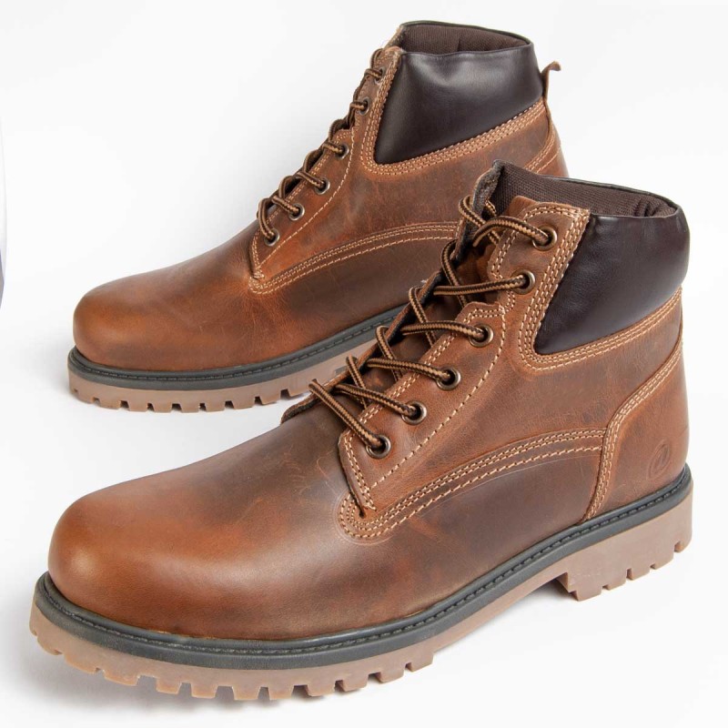 Bota De Piel Para Hombre.  Purapiel  Botiel  98970