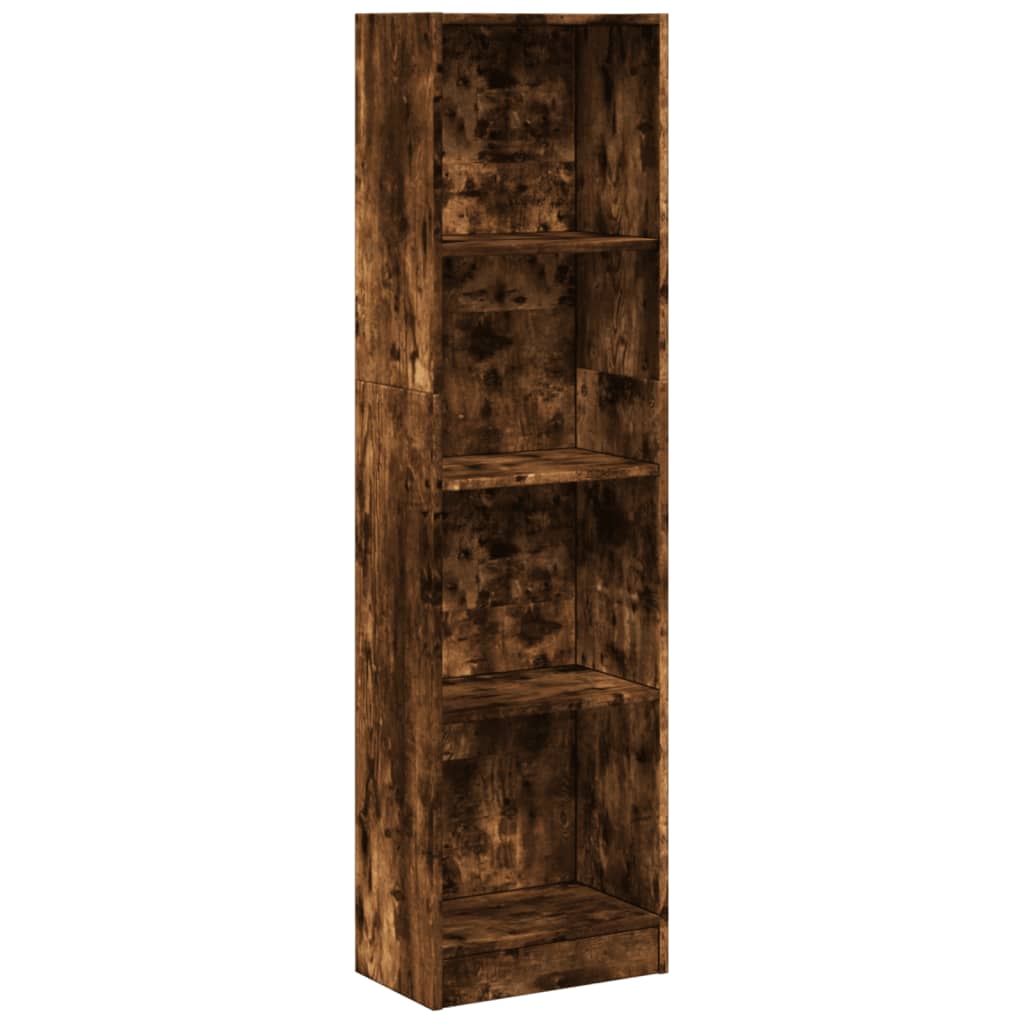 vidaXL Estantería de madera de ingeniería 40x24x176 cm Multicolor