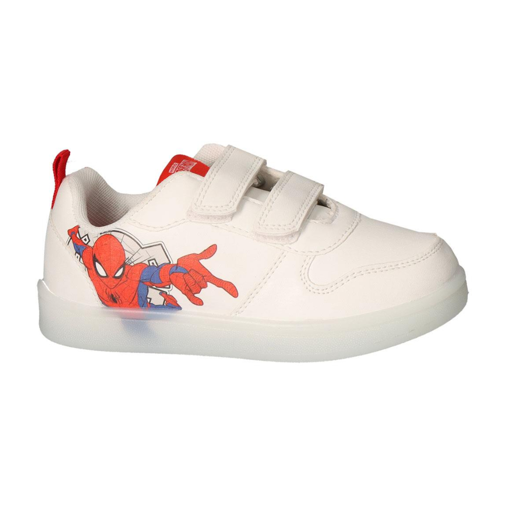 Marvel Spiderman Cerdá Zapatillas Deportivas Suela PVC Crawler Blanca Niño 83556
