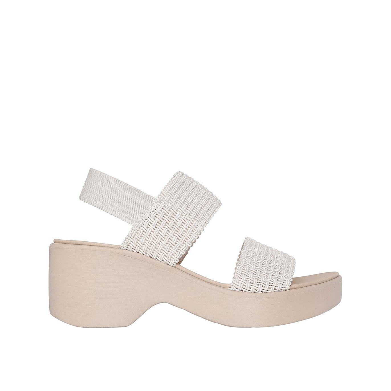 Sandalias mujer Skechers Cali Day 119413 confort con tacón en beige