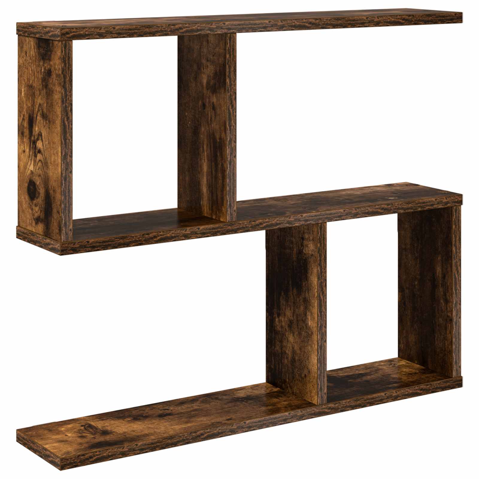 vidaXL Estante de pared  60 x 12 x 50,5 cm Madera de ingeniería Multicolor