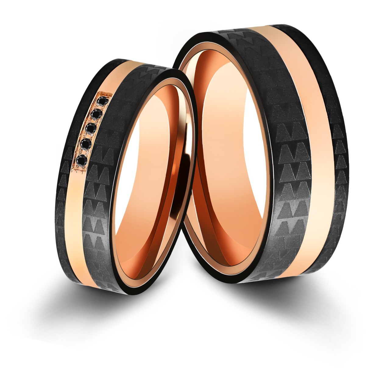 Akzent® Anillo Masculino Namorados / Noivado / Amizade em Aço Inoxidável – Tam.64 – 0197