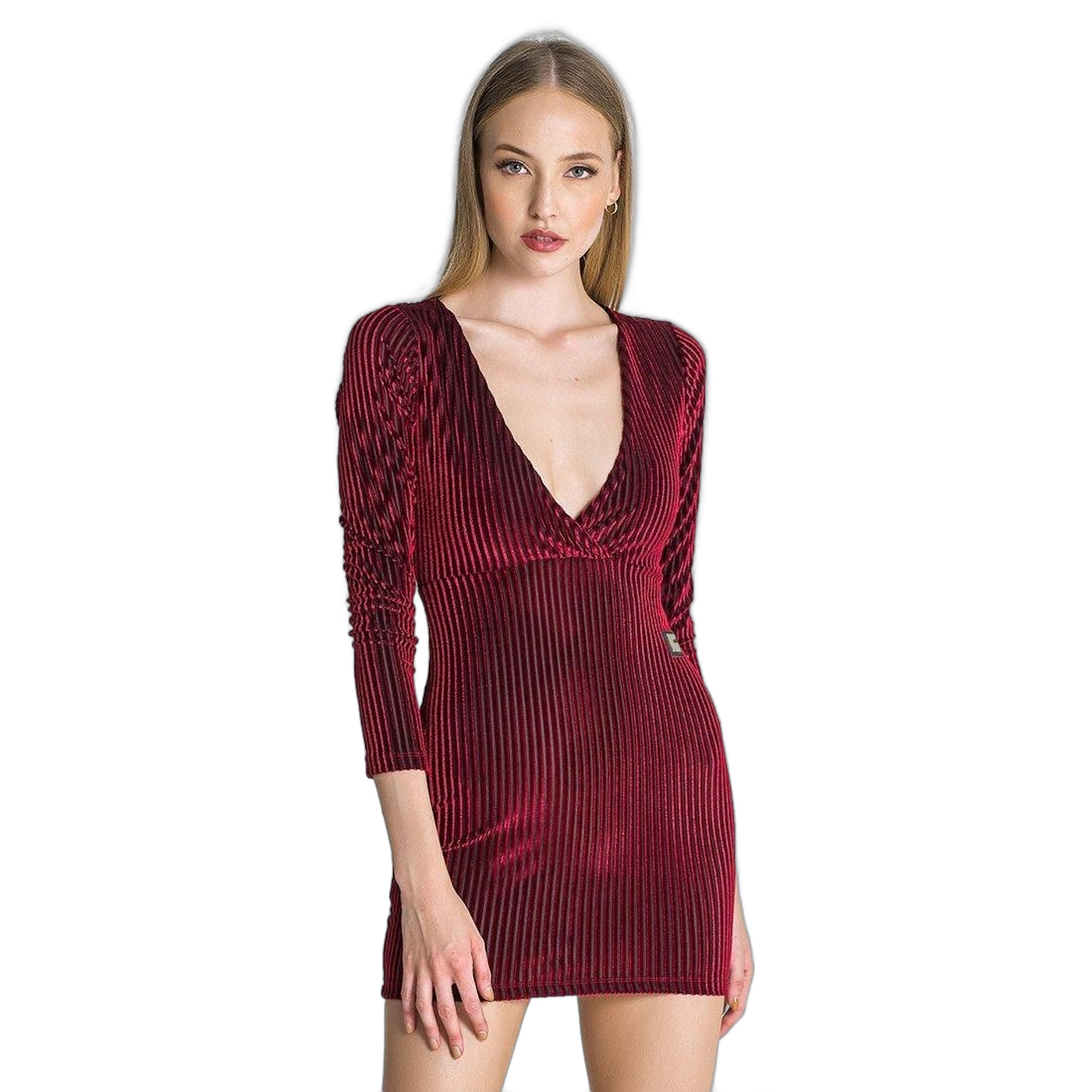 Vestido Gianni Kavanagh Destiny Burdeos  Moderno, Ropa casual 92% Poliéster, 8% Elastano