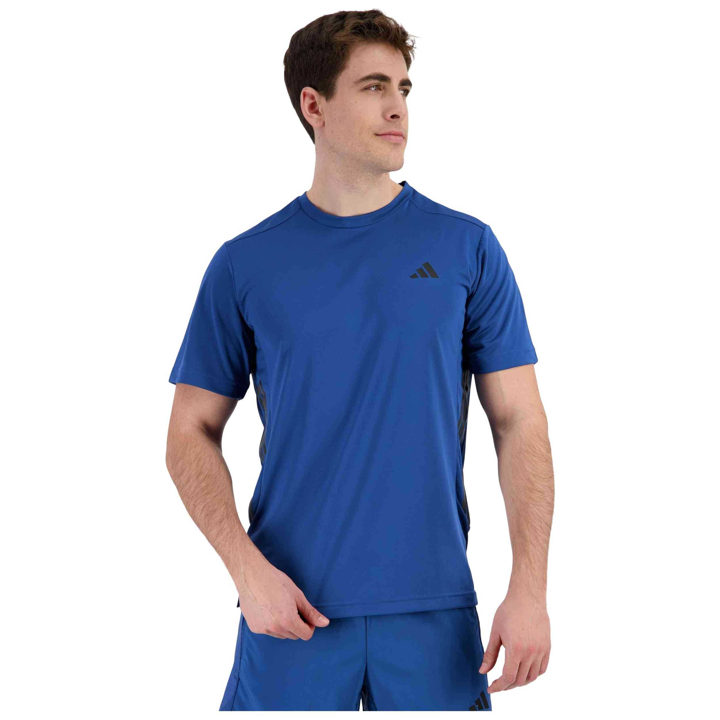 Camiseta De Manga Corta Adidas modelo TECHESS 3S TEE para Hombre en color Azul