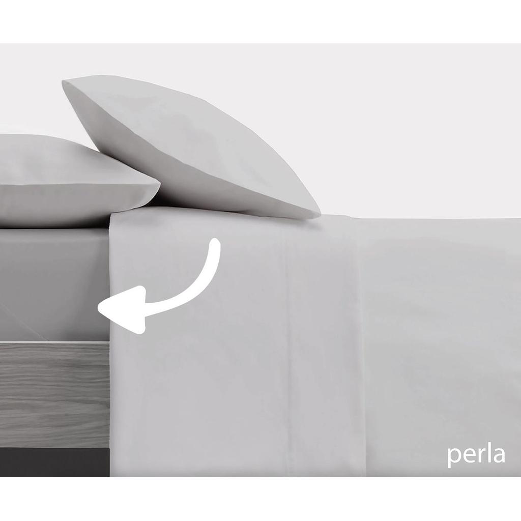 Sábana bajera ajustable Lisa, Color Perla, Vidal Home