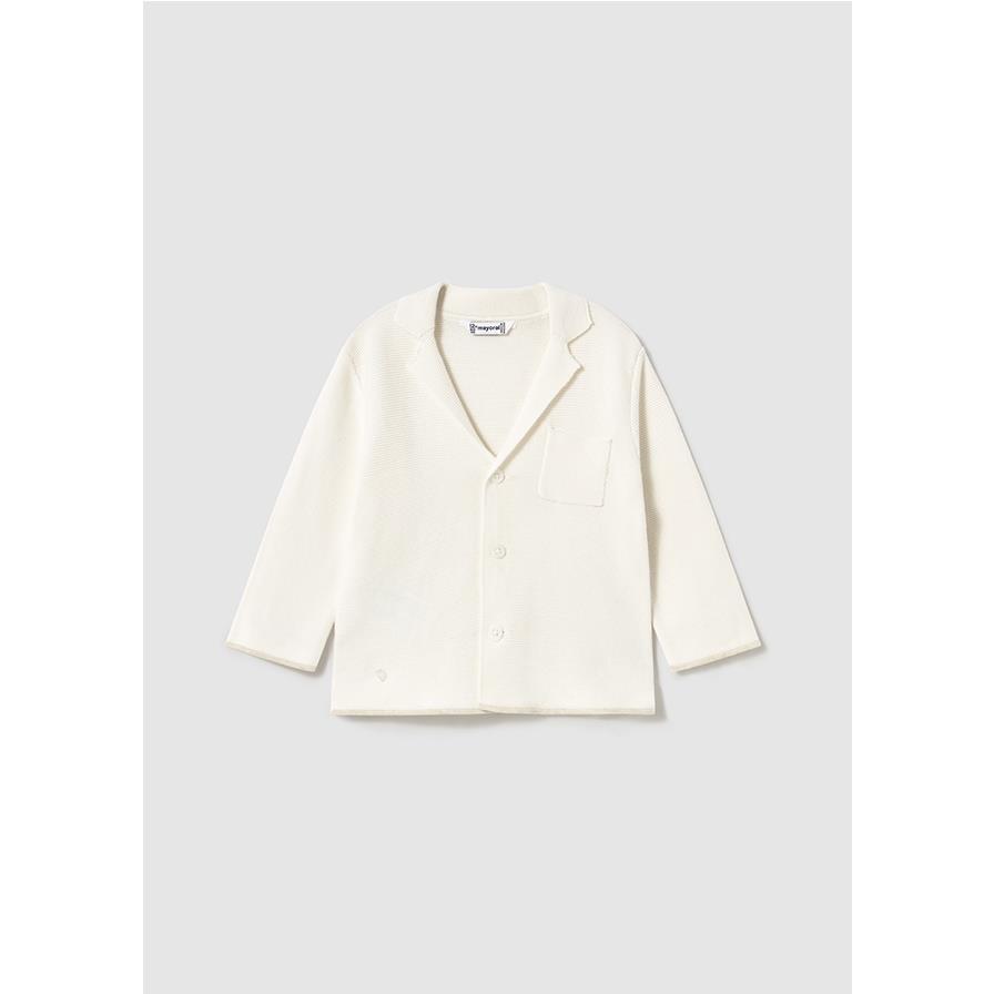 Mayoral - Chaqueta tricot para niña, estilo casual y cómoda, ideal para primavera y otoño, color beige