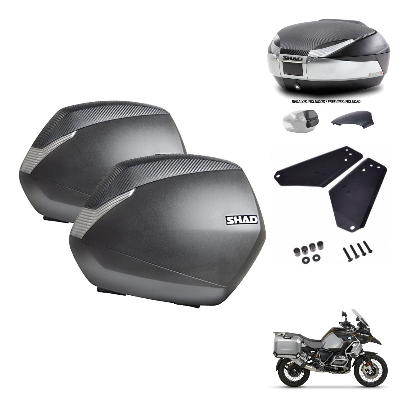Baul Sh48 Tapa Respaldo + Herraje 4P + H KIT-574392
