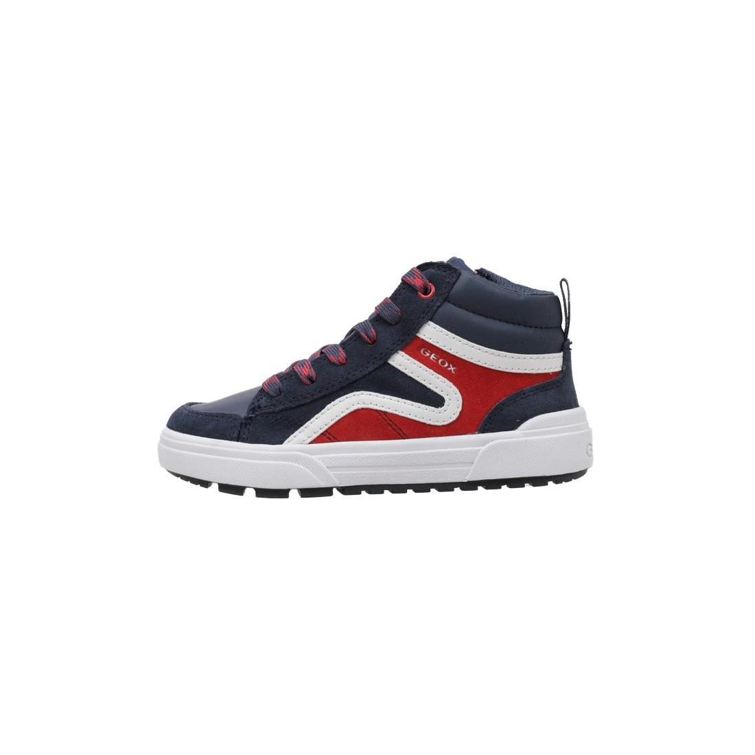 Geox J WEEMBLE BOY B ZAPATILLA DEPORTIVA ALTA niño  Azul