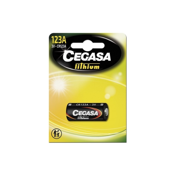 Cegasa lithium cr123a pack de 1 pila 123a 3v