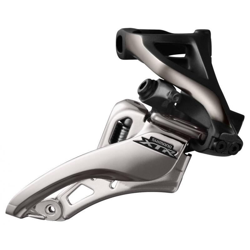 SHIMANO | Desviador XTR FD-M9020 11x2v Abrazadera Alta Side-Swing - Desviador delantero Dyna-Sys. Cuenta con el nuevo diseño SIDE-SWING que permite un notable incremento del espacio disponible para