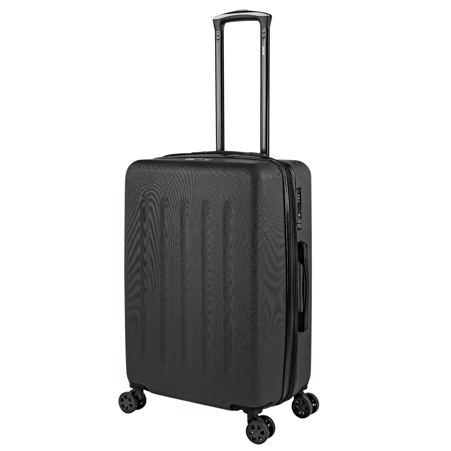 Skpat - Maletas De Viaje Medianas - Maleta Mediana 4 Ruedas - Maletas Medianas De Material ABS. Maletas Viaje Ligeras - Maleta De Viaje De 65Cm  Candado TSA 175160