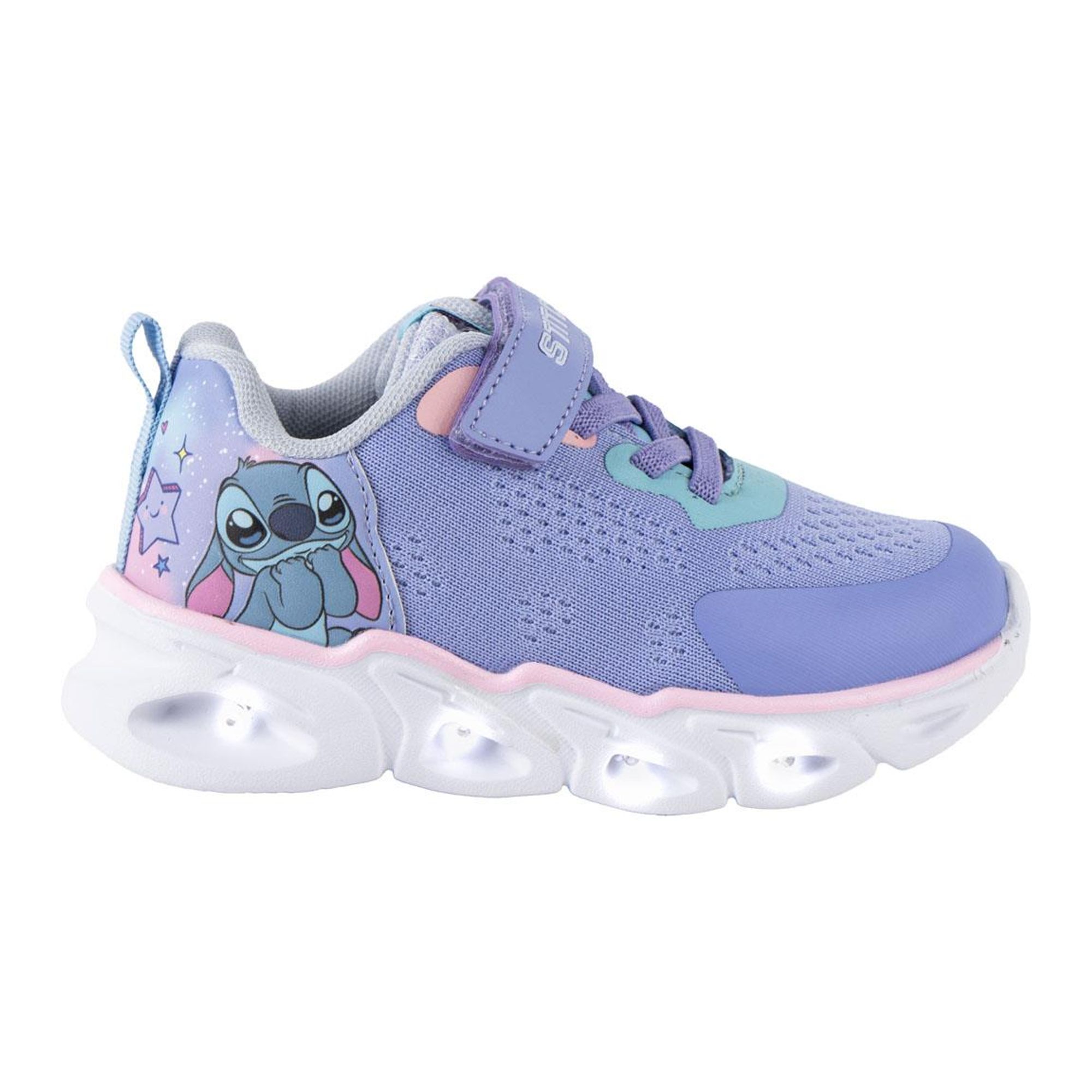 Deportivas Stitch para Niñas y Niños - Zapatillas Disney Suela Ligera EVA, Cómodas, Resistentes y Ajustables con Velcro, Ideales para Colegio, Parque y Uso Diario