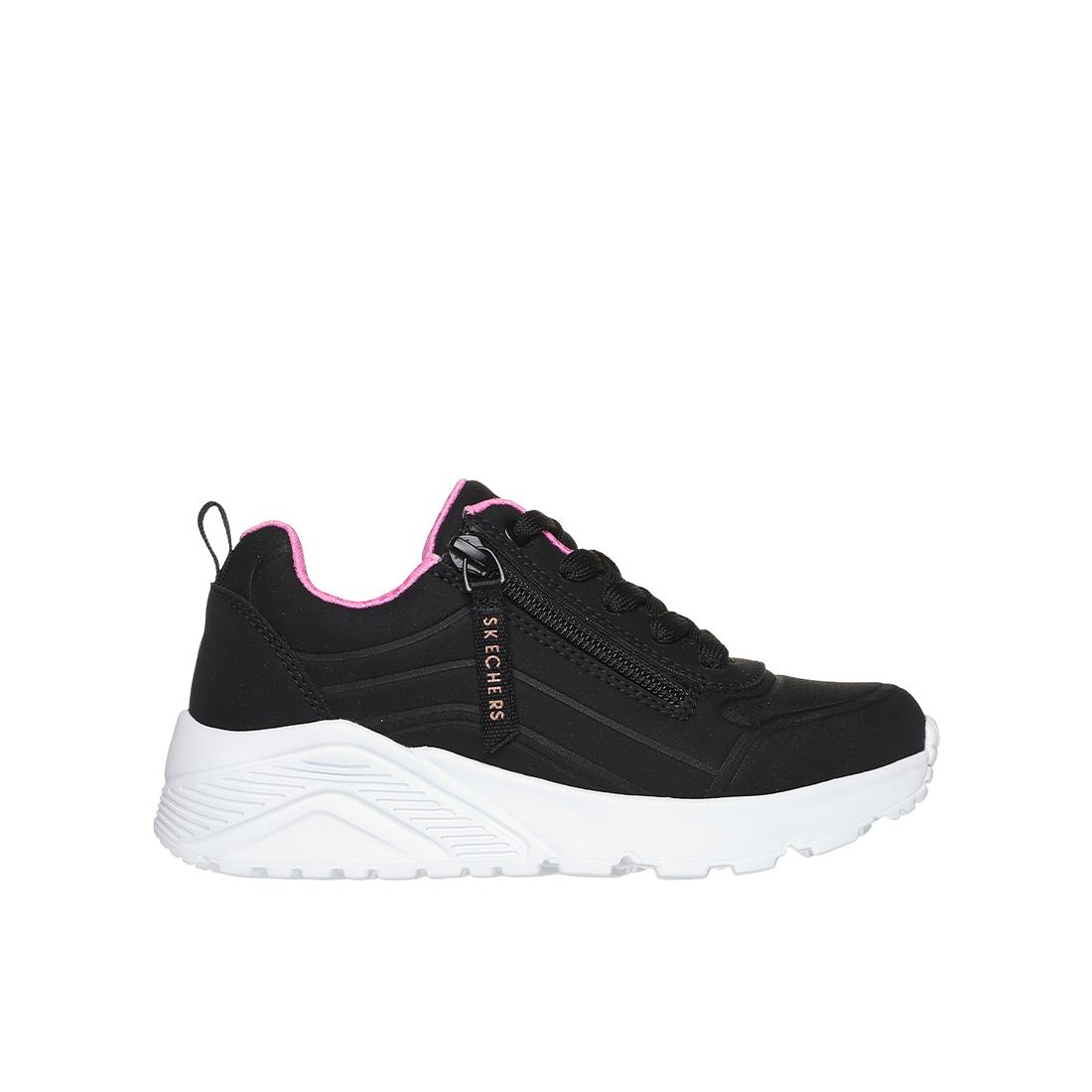 Skechers 310387L_BKRG Zapatillas deportivas para niña negras en sintético 81698