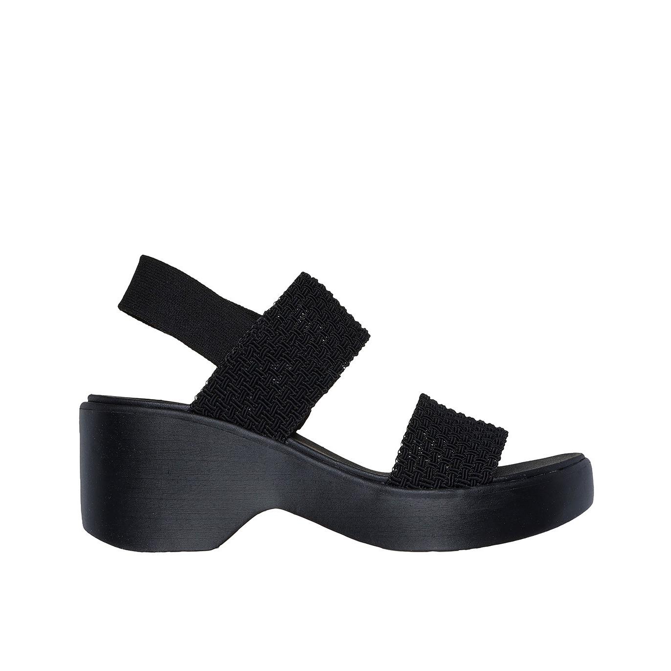 Sandalias mujer Skechers Cali Day 119413 confort con tacón en negro