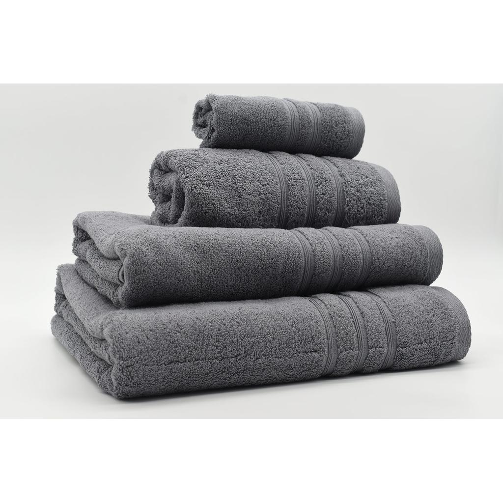 Toalla 100% Algodón de Rizo Americano 500 Gr/m2 Gris Vidal Home (Medidas: 30x50cm, 50x100cm,70x140cm, 100x150cm)
