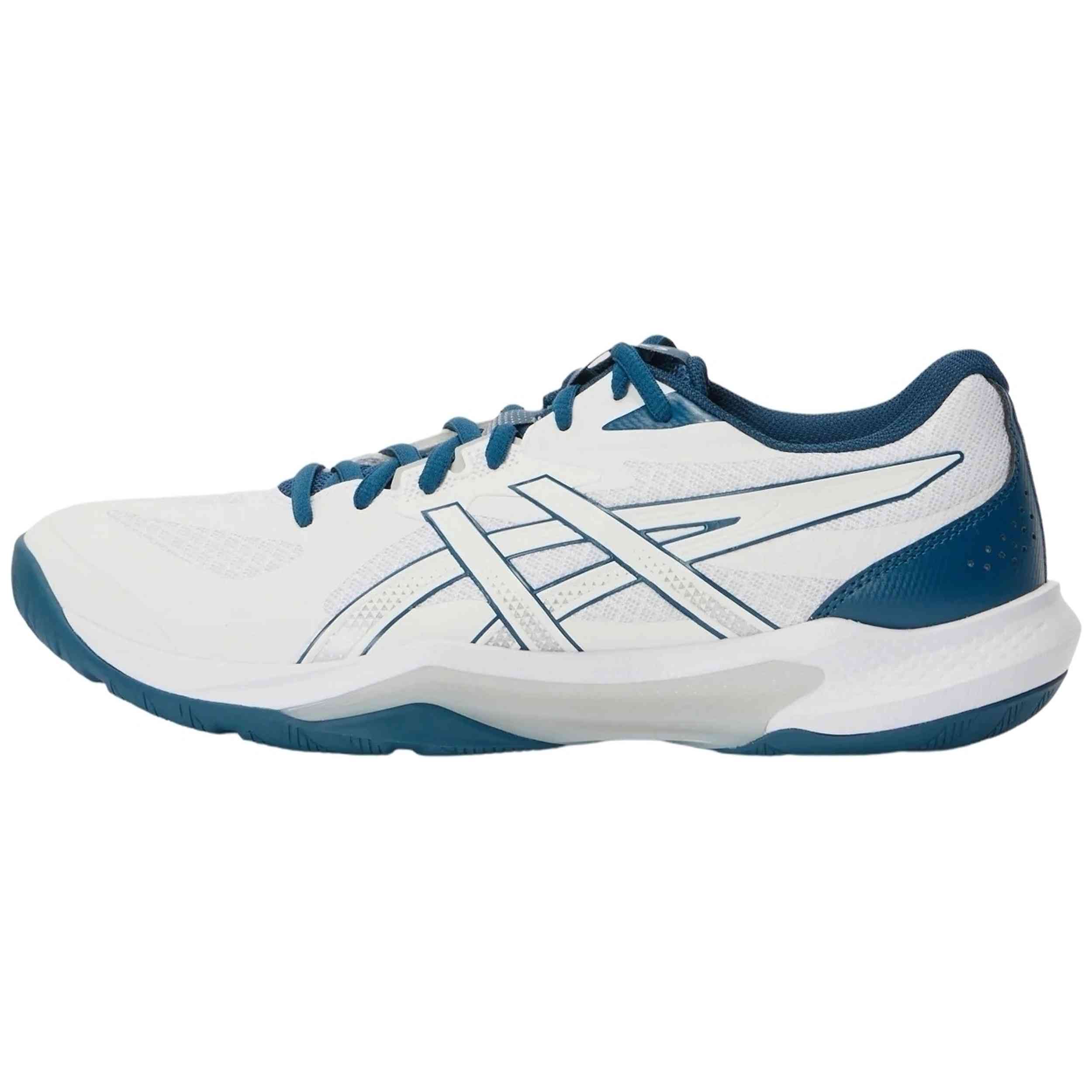 Zapatillas Asics modelo GEL-Tactic 13 "White/Mako Blue" para Hombre en color Blanco