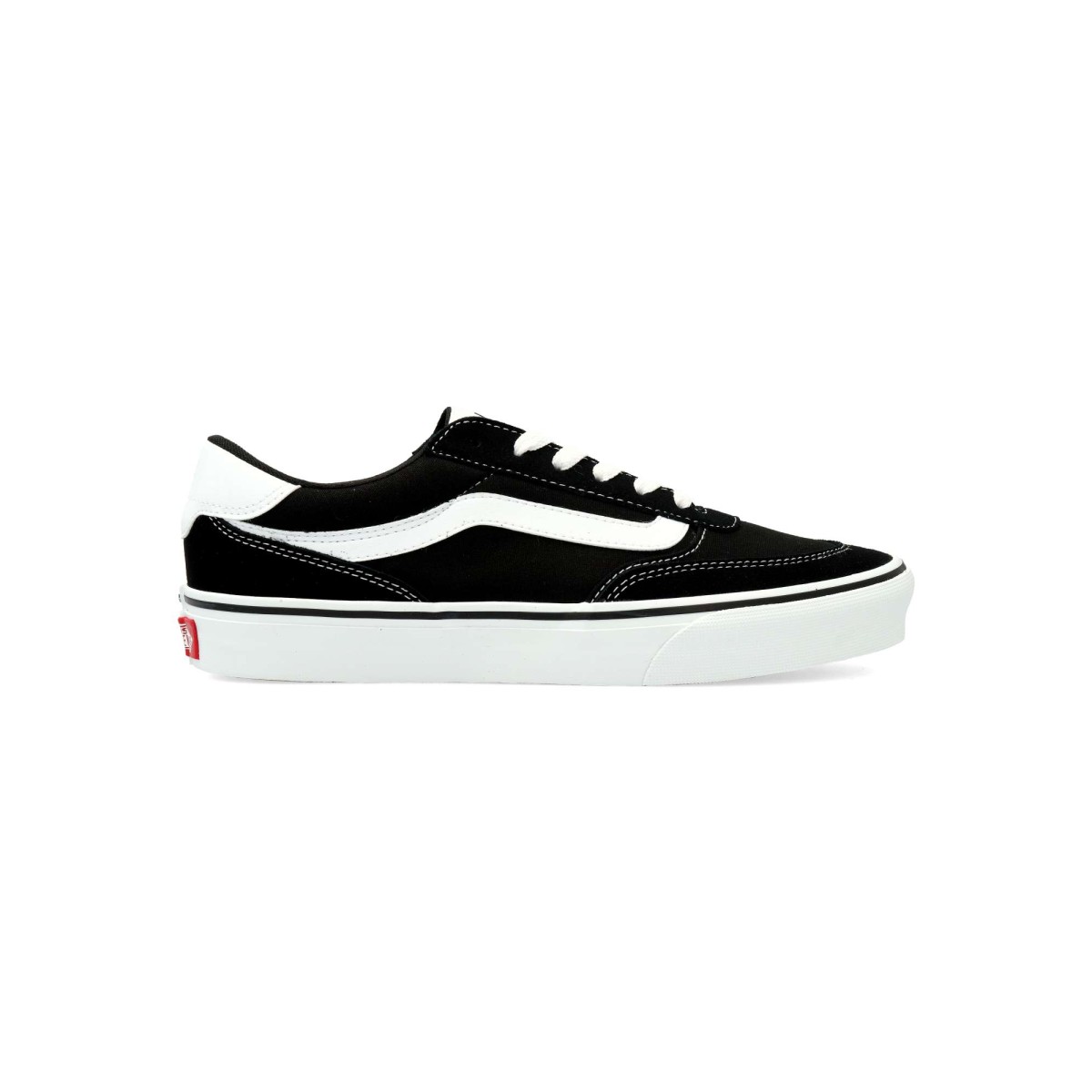 Vans - Zapatillas urbanas Brooklyn para hombre, deportivas casuales de piel y textil con suela de goma y cuello acolchado