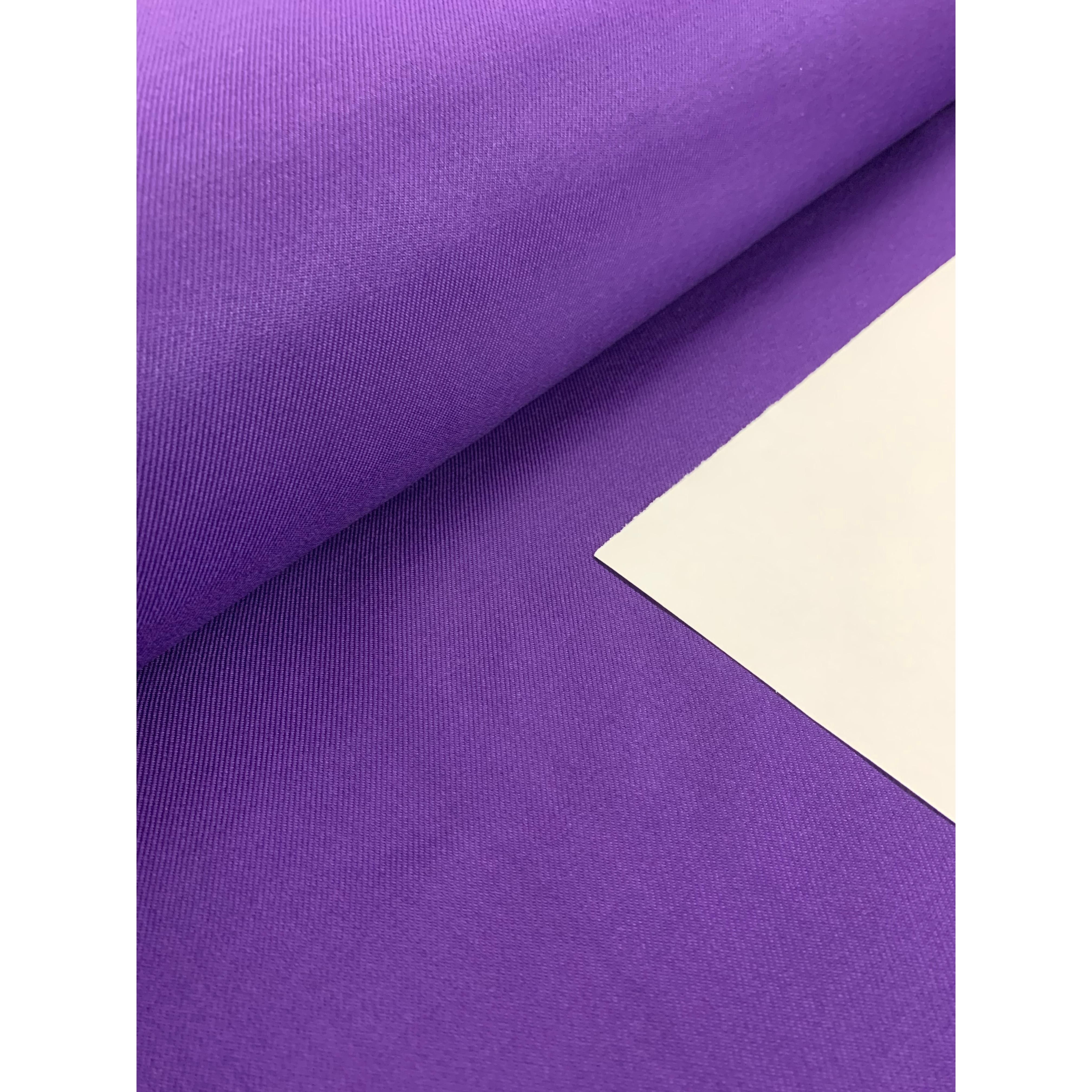 Tejidos Ortuño- Tela Sarga Cofrade Regional Morado ideal para Túnicas de nazareno en semana santa, 1m x Ancho 150cm