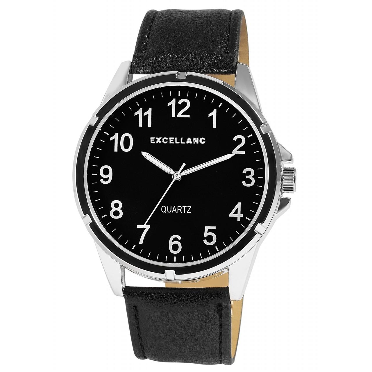Reloj Excellanc® Hombre com Bracelete em Pele Sintética - 0250