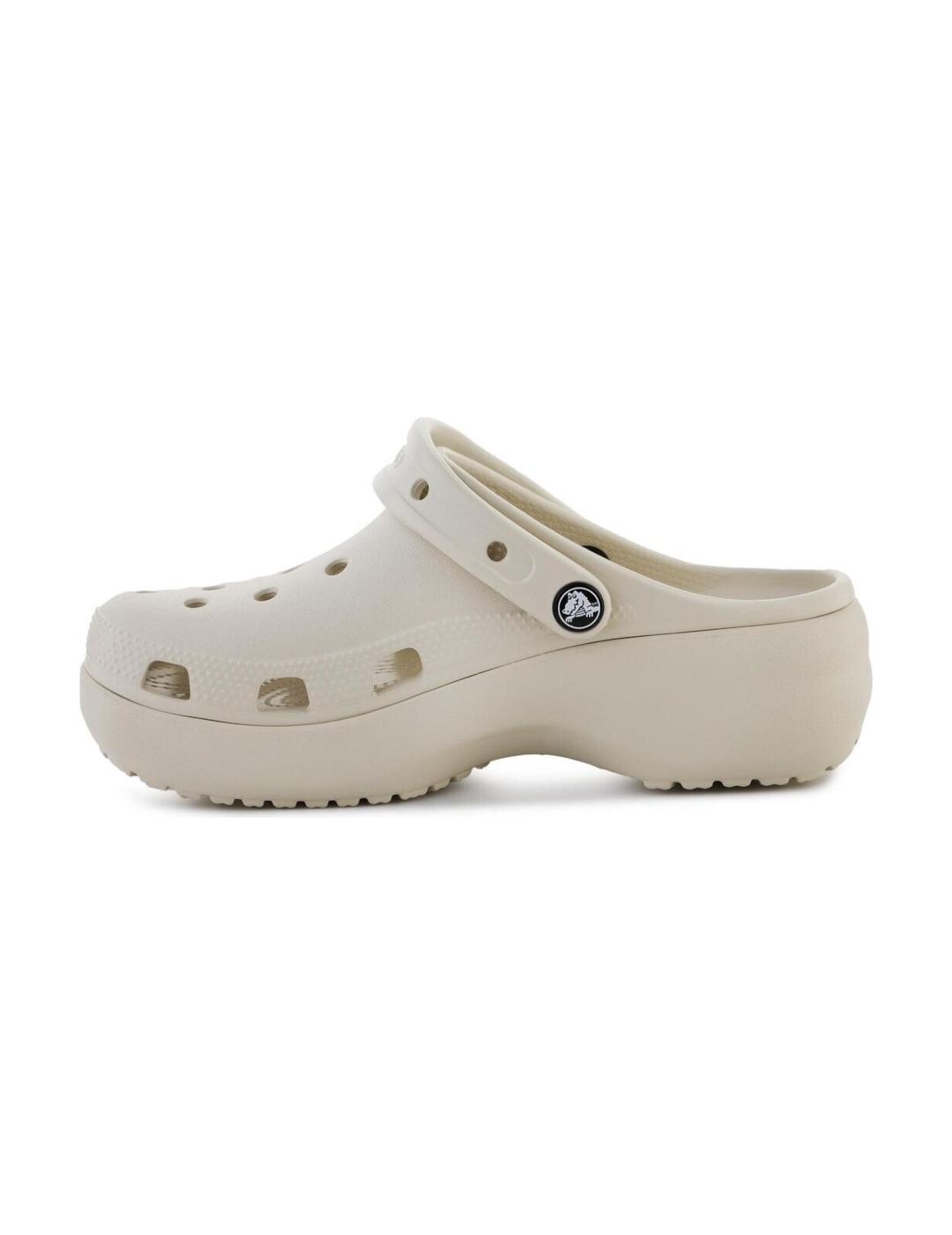 CROCS CLASSIC PLATAFORMA BONE