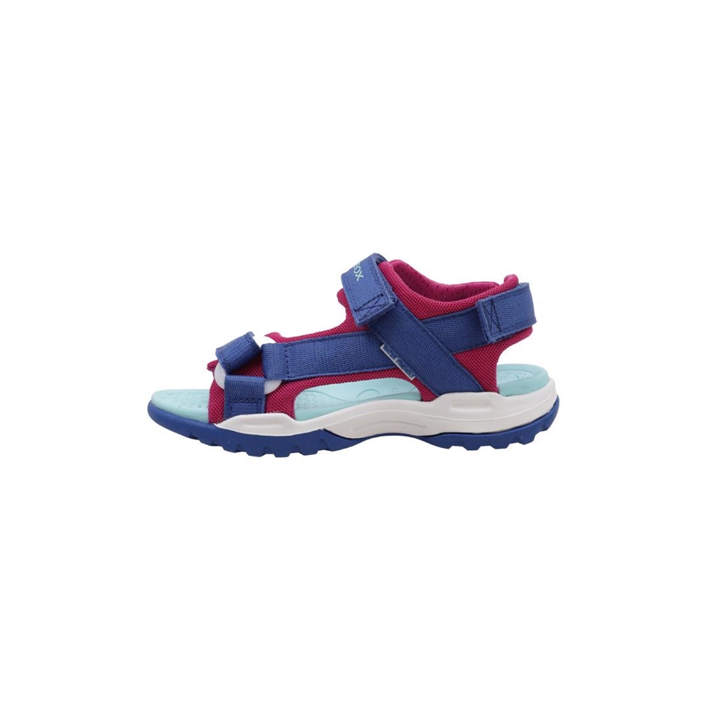 Geox J BOREALIS GIRL A Sandalias Planas Niña Azul