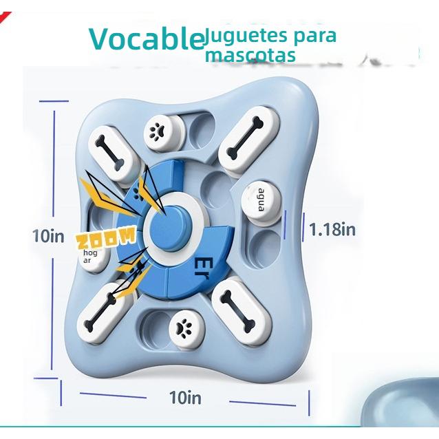 Juguetes para Mascotas - Juguete para Perros y Gatos - Dispensador de Comida Lenta con Sonido