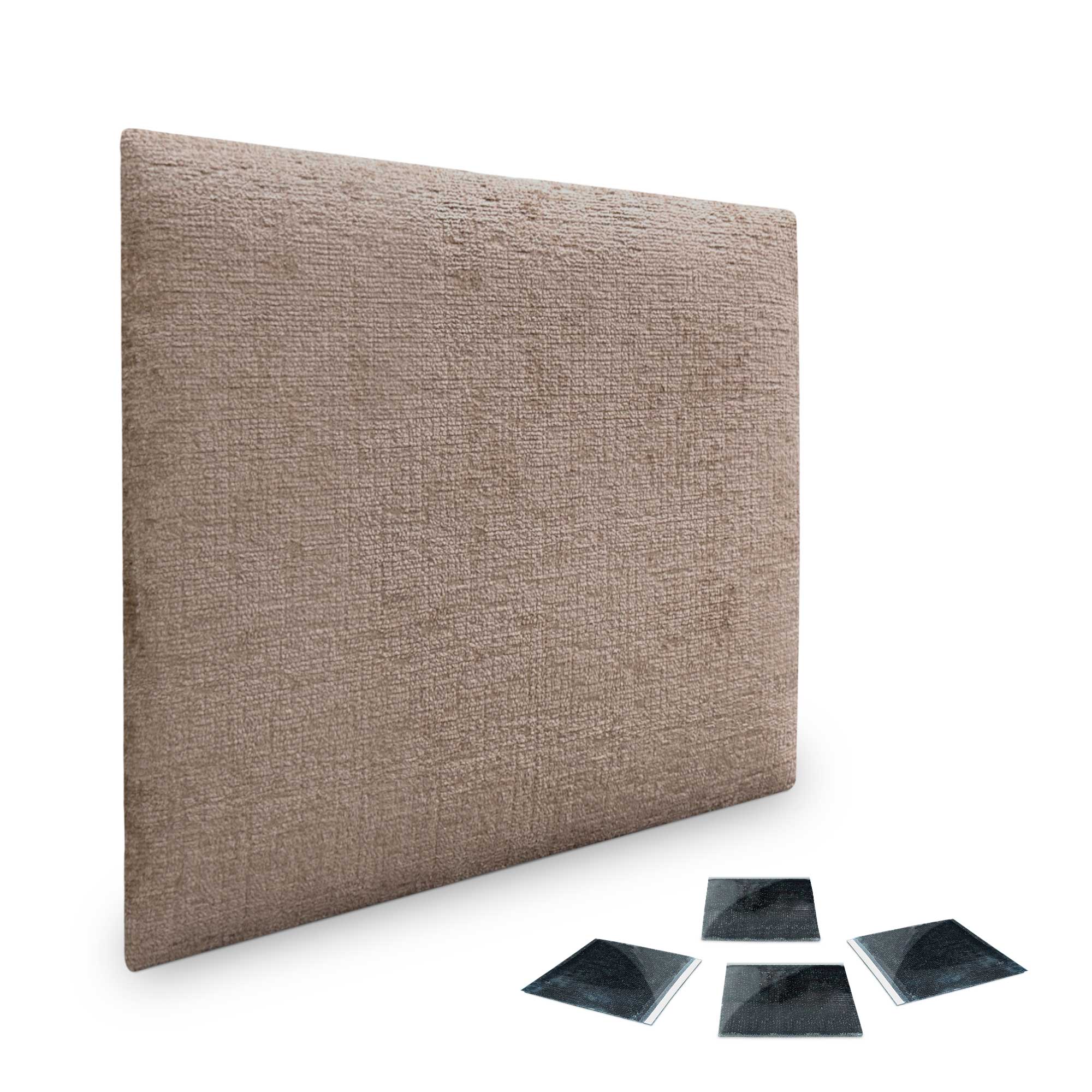 DHOME Paneles Tapizados de Lana Ecológica Autoadhesivos para Pared Acústicos Absorbentes Protección Impactos Cabeceros