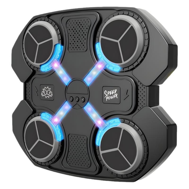 Máquina de boxeo musical, máquina de boxeo musical para niños, máquina de boxeo musical inteligente montada en la pared, ejercicio en casa, reducción del estrés, equipo de entrenamiento de boxeo (guantes de boxeo incluidos)