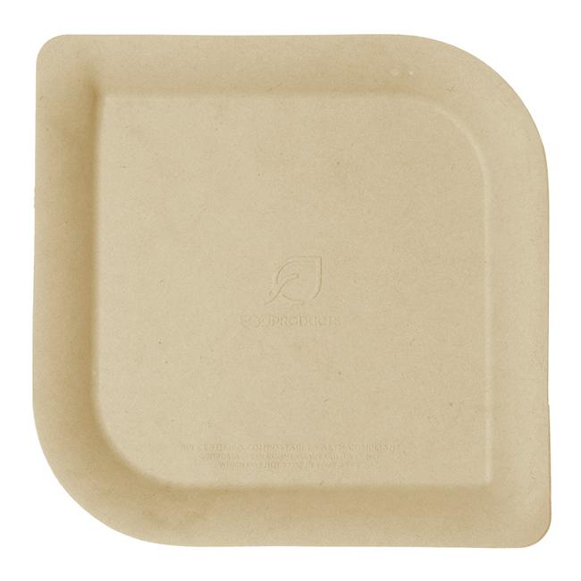 MONOUSO | Plato Bagazo y Bambú Natural 15cm (50 Uds)