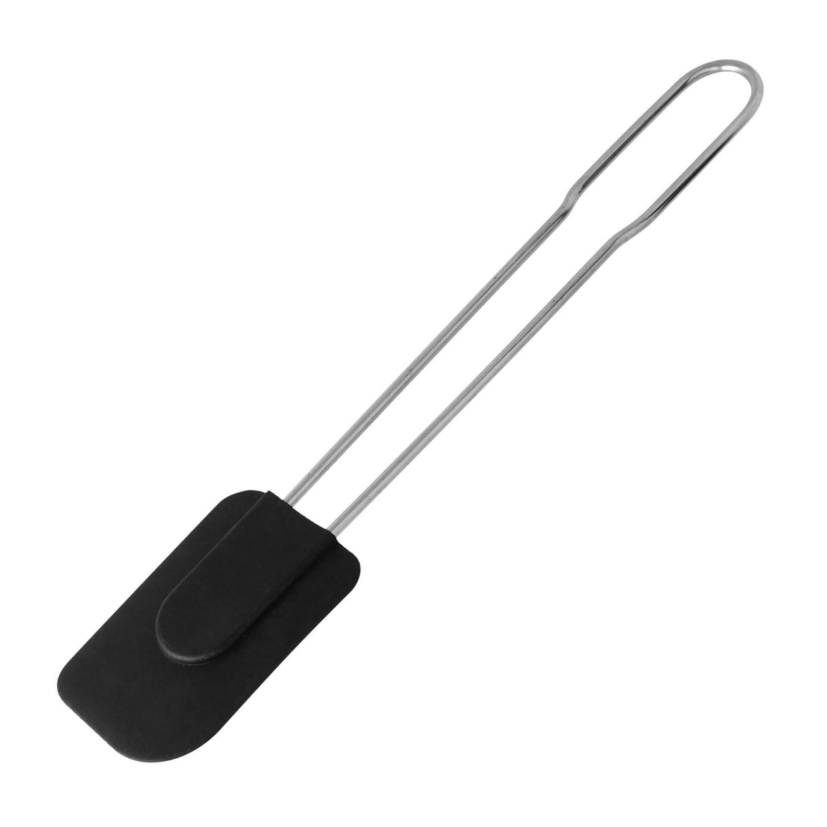 Zenker Fackelmann 42781 - Espátula de Silicona con mango en acero inoxidable 28,8x6cm, colores aleatorios